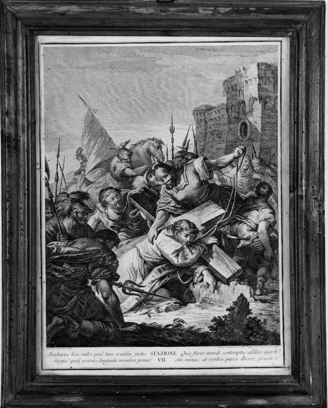 Via Crucis, Gesù cade sotto la croce la seconda volta - Chiesa di S. Maria Zobenigo, Venezia